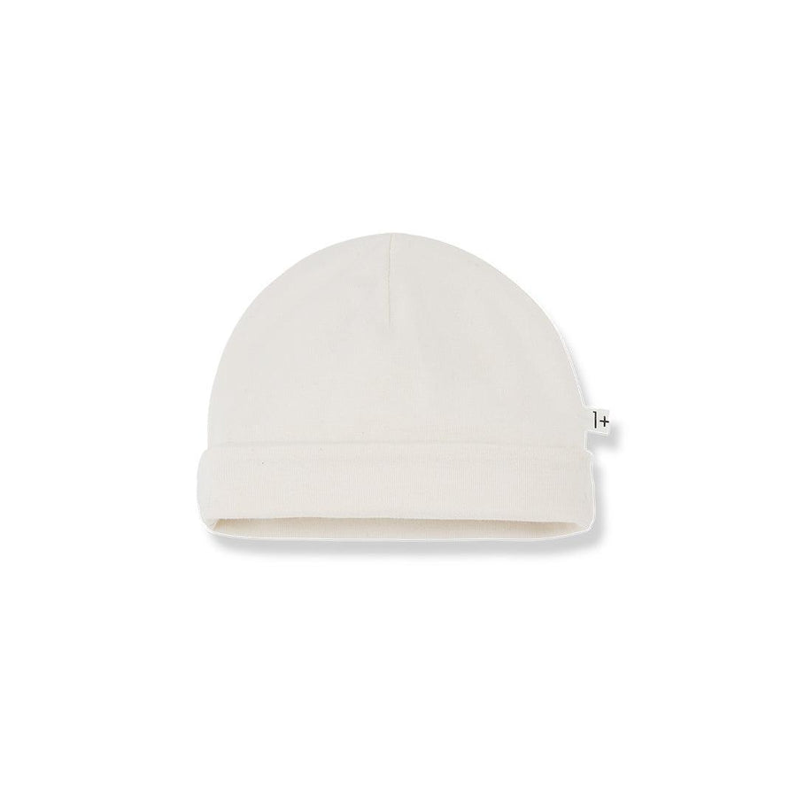 1+ In The Family Nuc Beanie - Ecru-Hats-Ecru-T0 | Natural Baby Shower