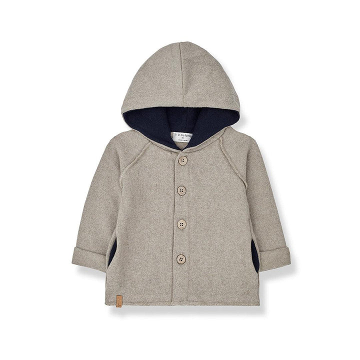 1+ in the family Oliver Jacket - Taupe-Coats-Taupe-6m | Natural Baby Shower