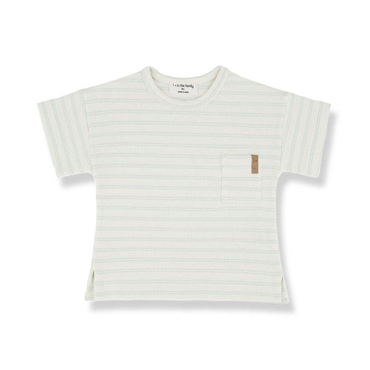 1+ in the family Pauli Short Sleeve T-Shirt - Subtle Green-Tops-Subtle Green-6m | Natural Baby Shower