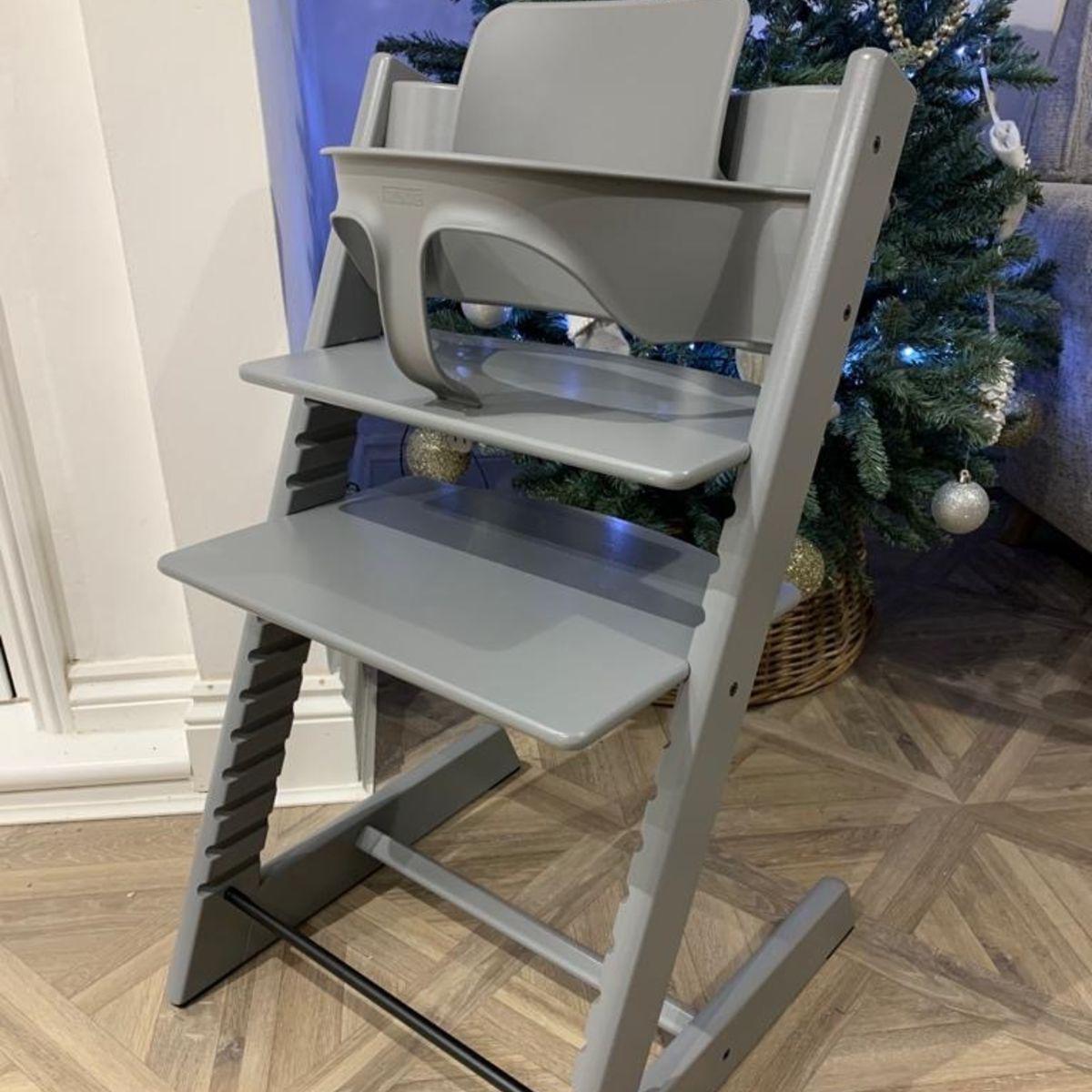 Stokke tripp trapp high chair oak grey wash best sale