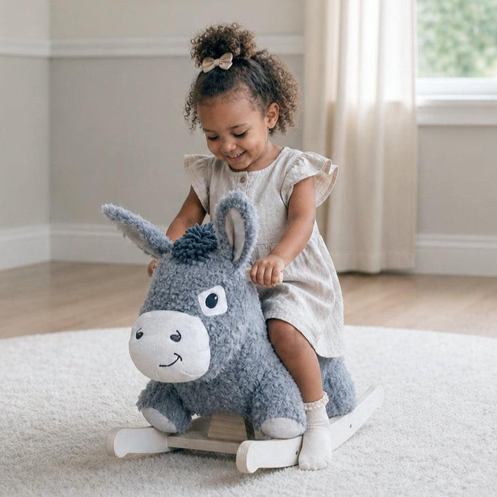 Little Bird Told Me Bojangles Rocking Donkey - Grey