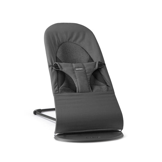 BabyBjörn Balance Soft Tri Fabric - Grey-Baby Bouncers-No Bouncer Toy- | Natural Baby Shower