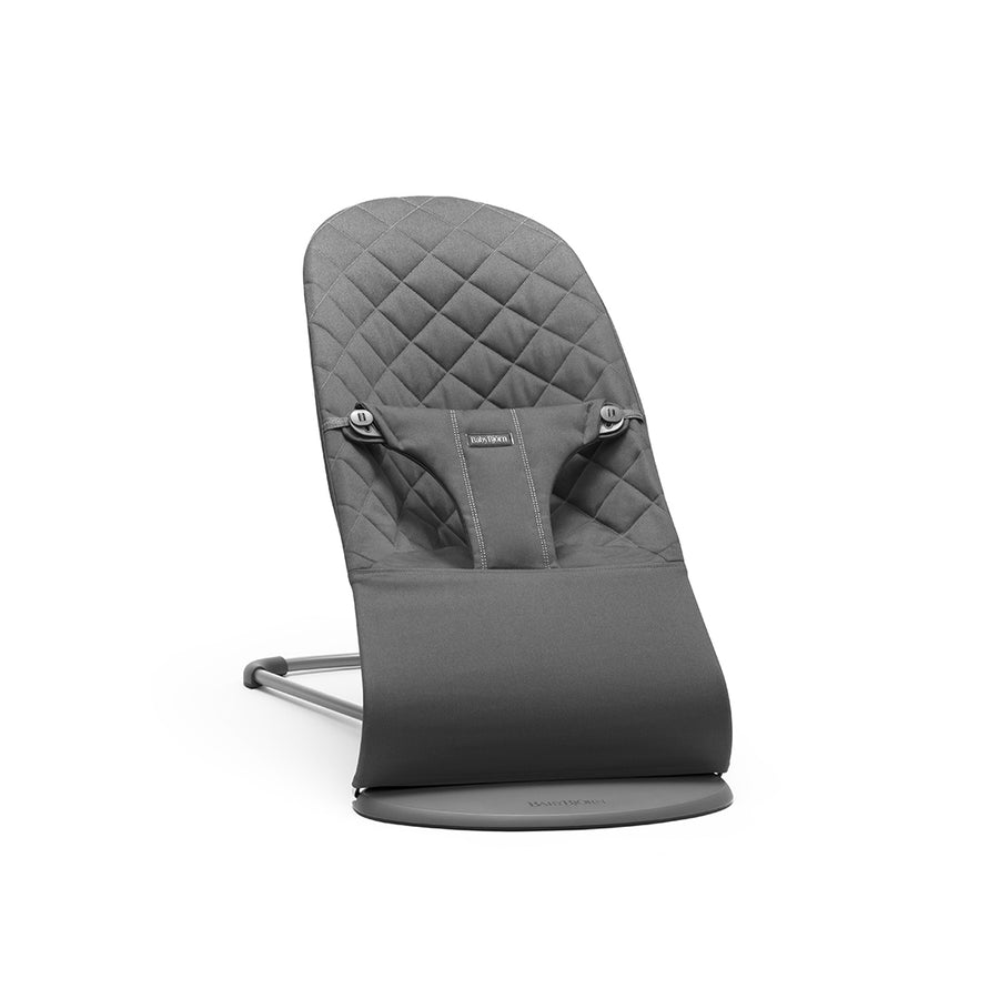 BabyBjorn Bouncer Bliss - Woven - Anthracite-Baby Bouncers-No Bouncer Toy- | Natural Baby Shower