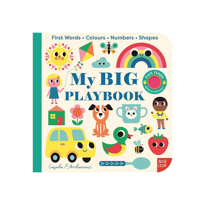 Bookspeed "My Big Playbook" Felt Flaps Board Book-Books- | Natural Baby Shower
