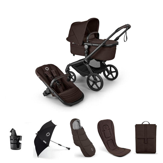 Bugaboo Fox 5 Renew Complete Pushchair Bundle-Stroller Bundles-Cocoa Brown- | Natural Baby Shower