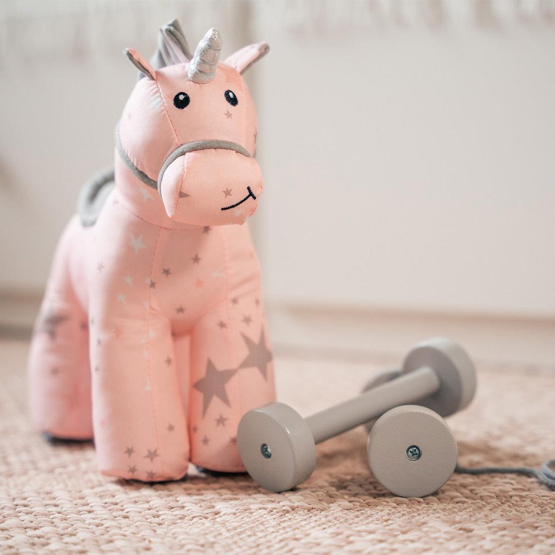 Little Bird Told Me - Pull-Along Unicorn - Celeste (6m+)-Pull-Alongs- | Natural Baby Shower