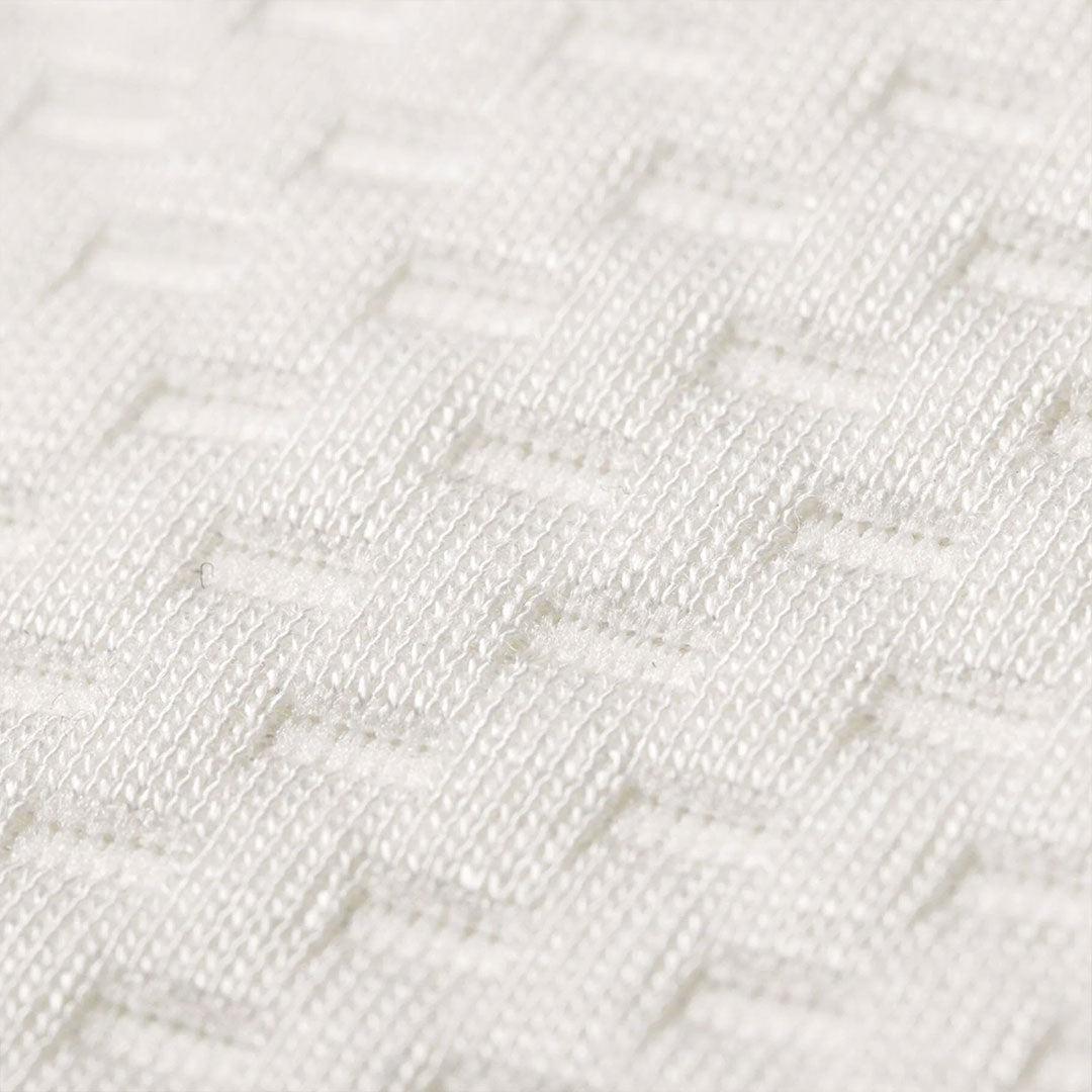 CuddleCo Harmony Hypo Allergenic Bamboo Sprung Cot Bed Mattress - White-Mattresses- | Natural Baby Shower