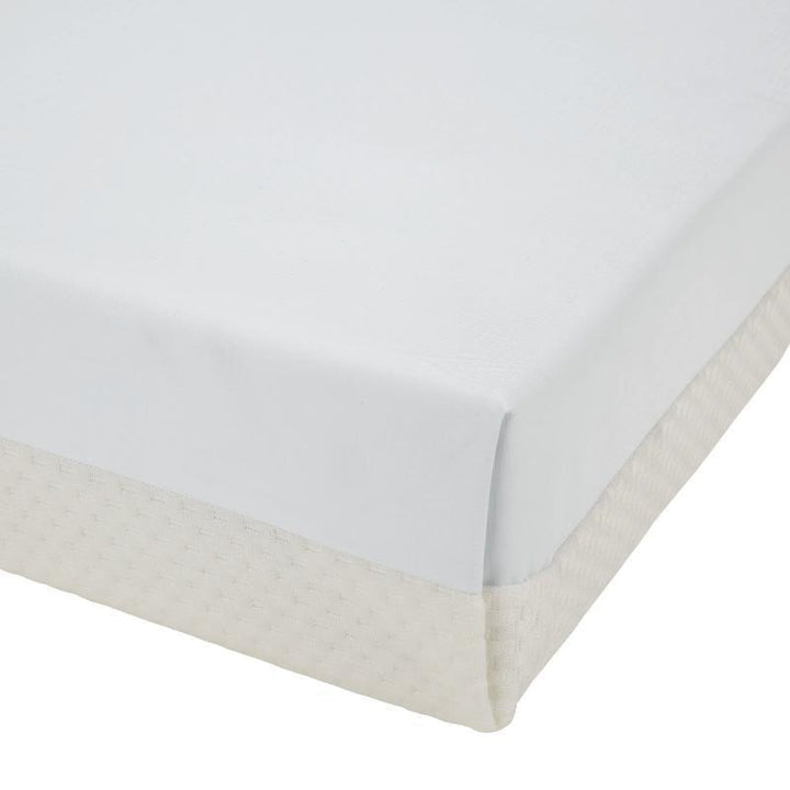 CuddleCo Lullaby Hypo Allergenic Bamboo Foam Cot Bed Mattress-Mattresses-White- | Natural Baby Shower