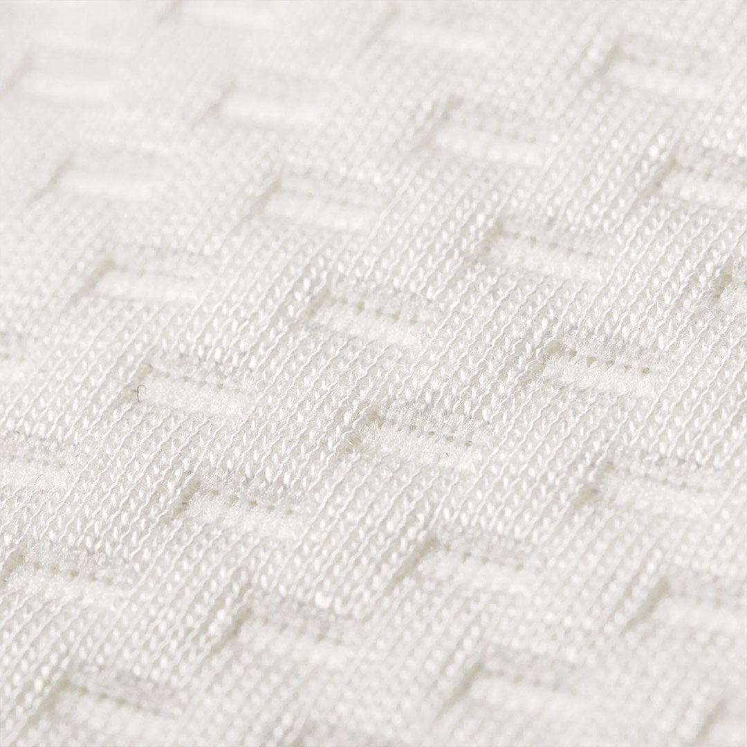CuddleCo Signature Hypo Allergenic Bamboo Pocket Sprung Cot Bed Mattress - White-Mattresses-White- | Natural Baby Shower