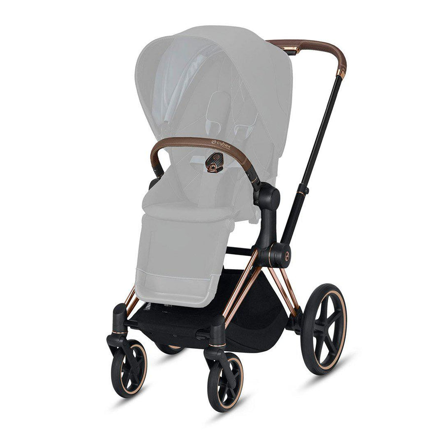 Outlet - CYBEX Priam Frame with Seat Hardpart - Rose Gold (2020)-Stroller Frames- | Natural Baby Shower