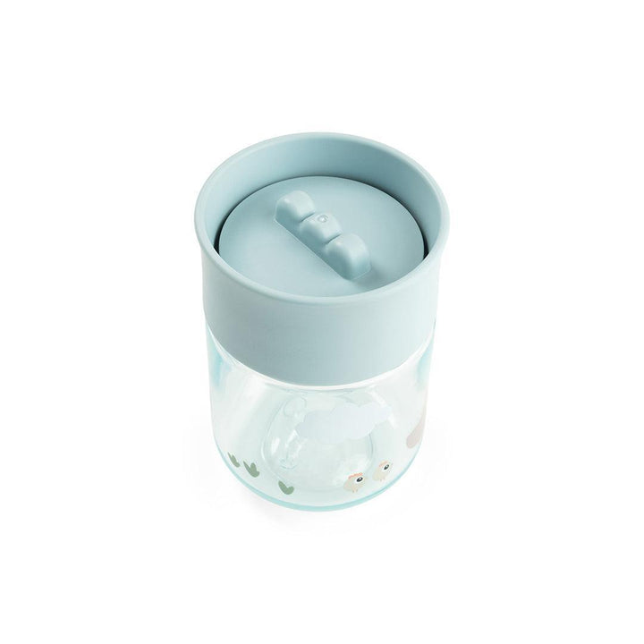 Done by Deer Learning 360 Cup - Tiny Farm Blue-Cups-Tiny Farm Blue-260ml | Natural Baby Shower