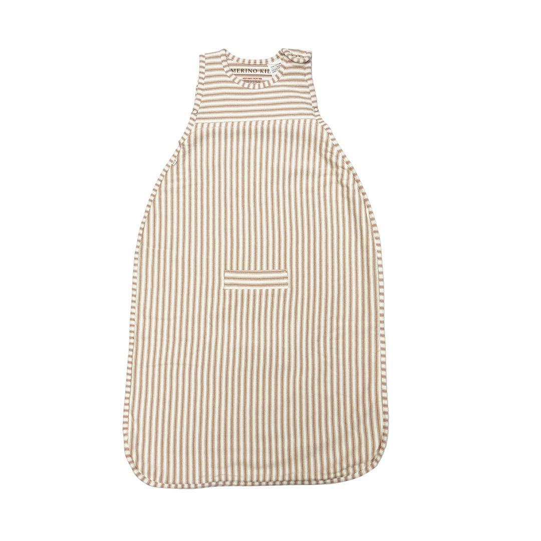Merino Kids Go Go Sleeping Bag - Duvet Weight - Variegated Stripe Mauve-Sleeping Bags-Variegated Stripe Mauve-2-4y | Natural Baby Shower