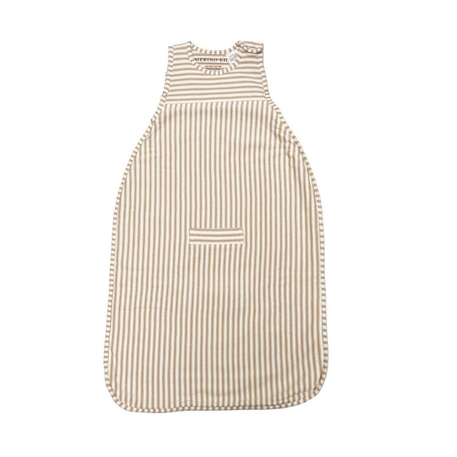 Merino Kids Go Go Sleeping Bag - Duvet Weight - Variegated Stripe Mauve-Sleeping Bags-Variegated Stripe Mauve-2-4y | Natural Baby Shower