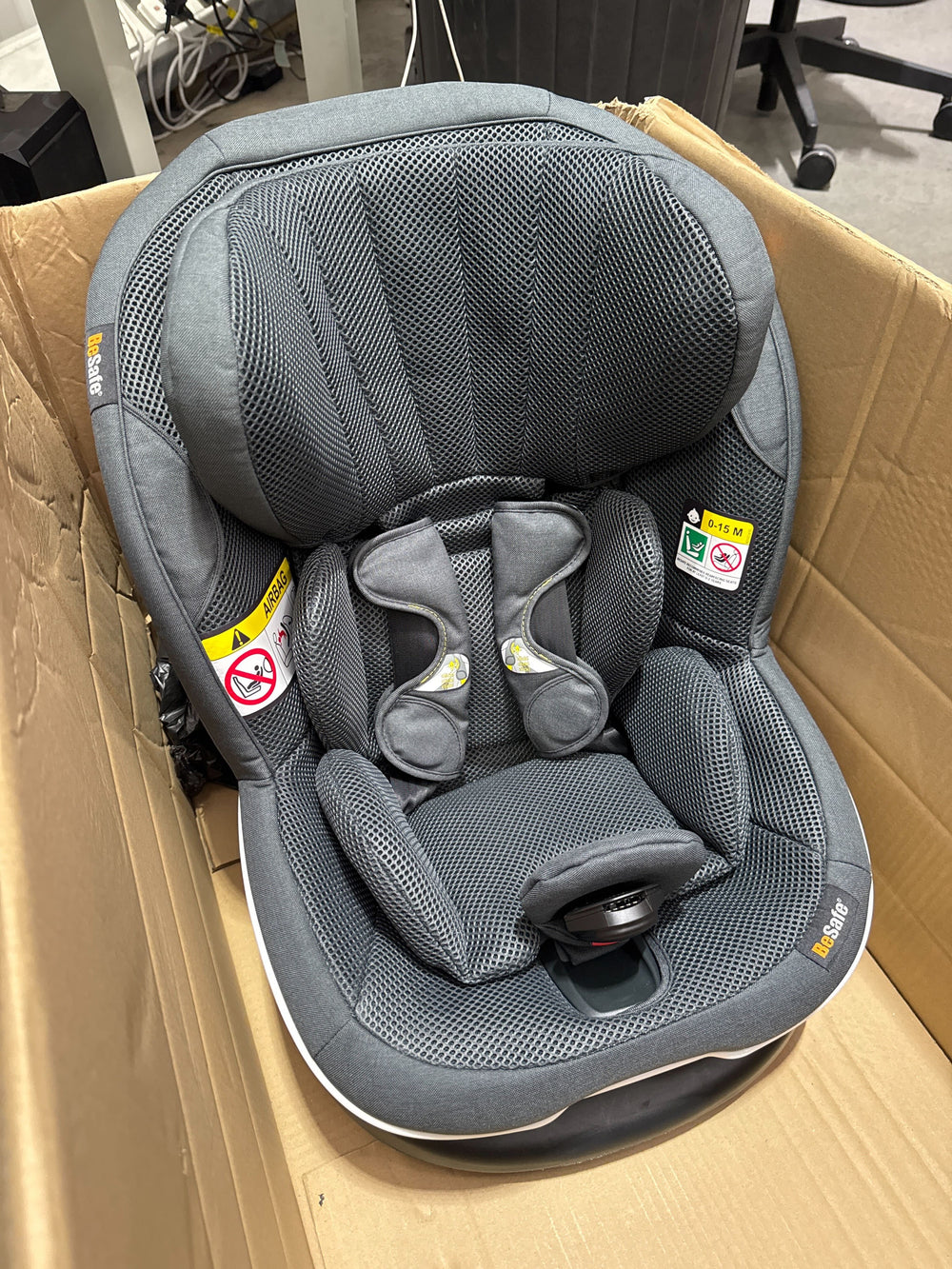 Outlet - BeSafe iZi Modular A X1 i-Size Car Seat - Anthracite Mesh-Car Seats- | Natural Baby Shower