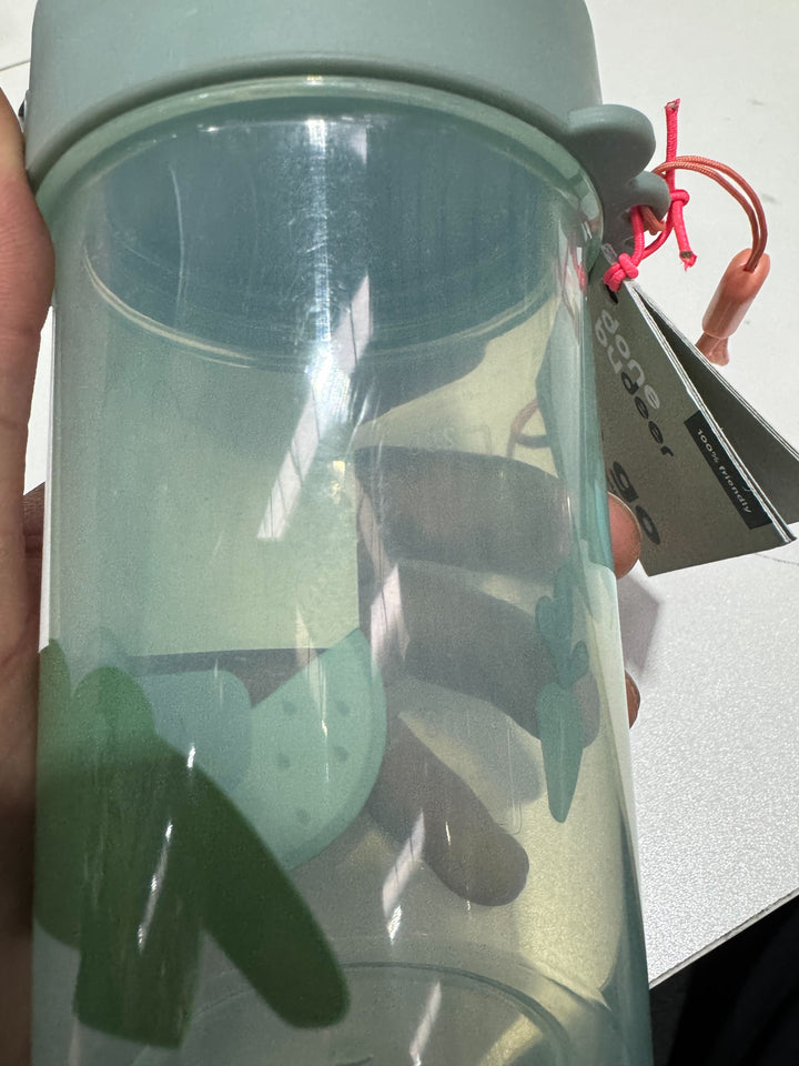 Outlet - Done by Deer To Go 2-Way Snack Container - Green - Croco-Food Storage-Green- | Natural Baby Shower