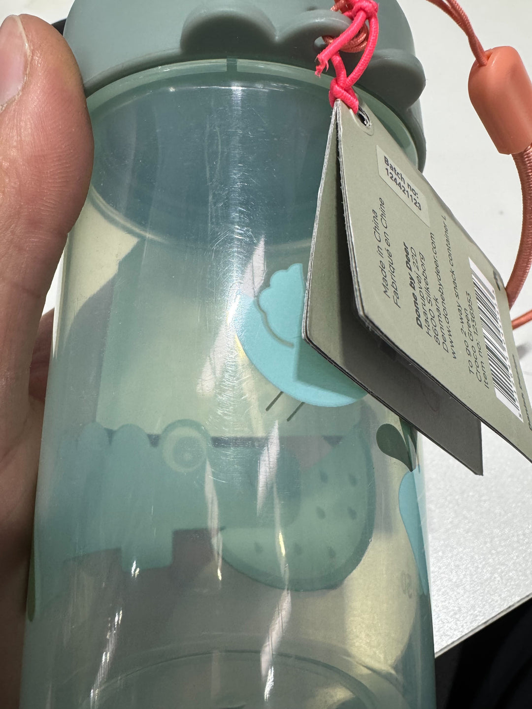 Outlet - Done by Deer To Go 2-Way Snack Container - Green - Croco-Food Storage-Green- | Natural Baby Shower