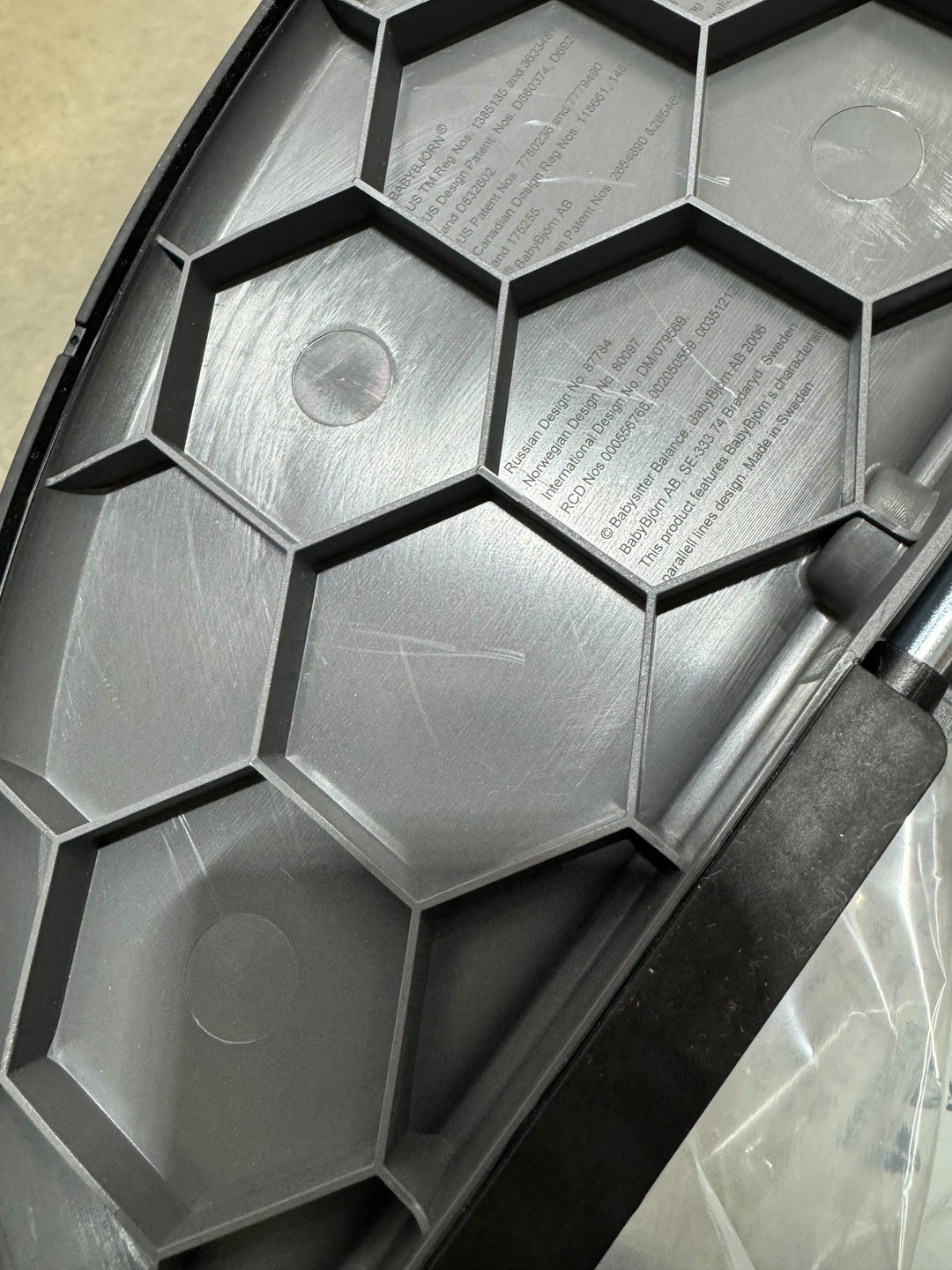 Outlet - BabyBjorn Bouncer Bliss - 3D Jersey - Charcoal Grey-Baby Bouncers-No Bouncer Toy- | Natural Baby Shower