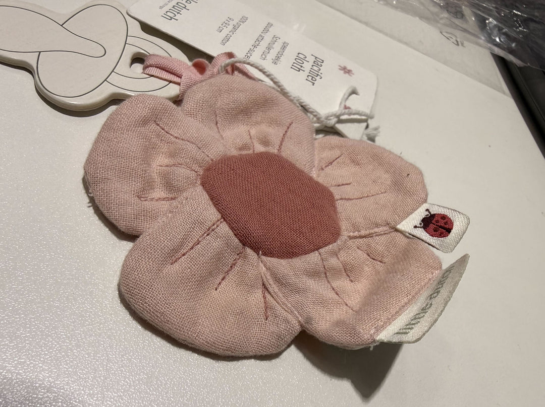 Outlet - Little Dutch Pacifier Cloth Flower - Fairy Garden-Pacifier Cloths-Fairy Garden-One Size | Natural Baby Shower
