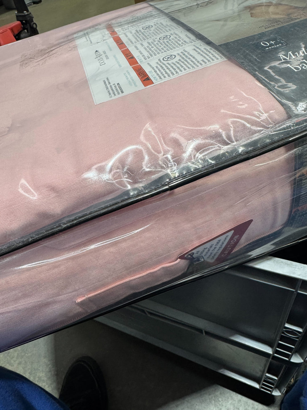 Outlet - DockATot Deluxe+ Dock - Blossom Chambray-Baby Nests-Blossom Chambray- | Natural Baby Shower