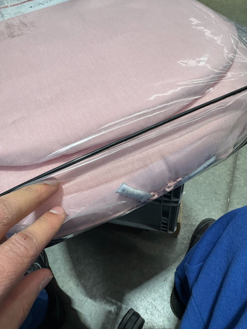 Outlet - DockATot Deluxe+ Dock - Blossom Chambray-Baby Nests-Blossom Chambray- | Natural Baby Shower