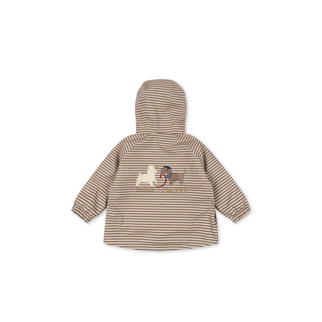 Konges Slojd Rainy Palme Dog Rain Jacket - Stripe La Mer-Coats-9m- | Natural Baby Shower