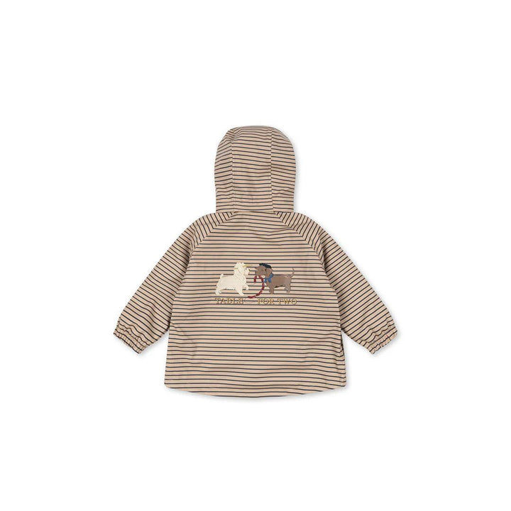 Konges Slojd Rainy Palme Dog Rain Jacket - Stripe La Mer-Coats-9m- | Natural Baby Shower