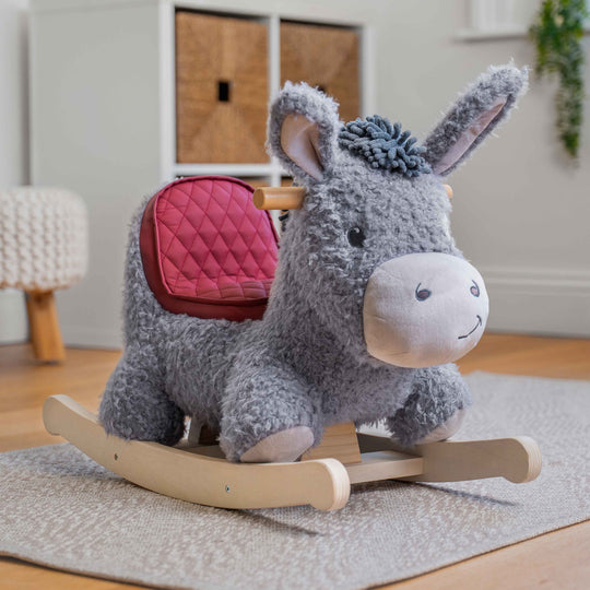 Little Bird Told Me Bojangles Rocking Donkey - Grey