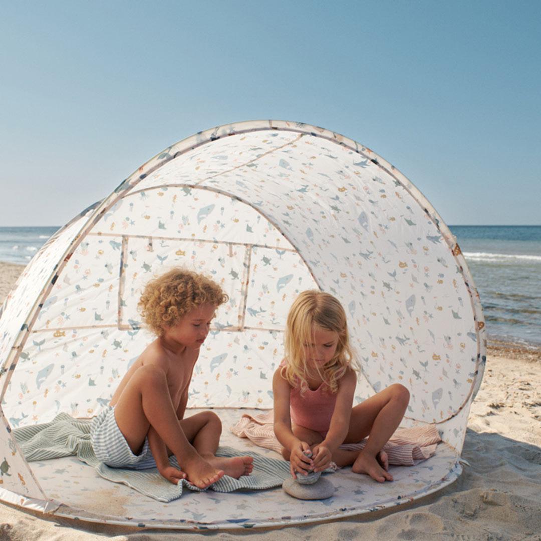 Liewood Cassie Pop Up Tent - Sea Creature - Sandy-UV Sun Tents-Sea Creature/Sandy- | Natural Baby Shower