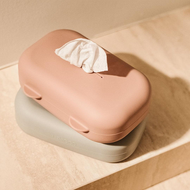 Liewood Emi Wet Wipes Cover - Dove Blue-Wet Wipe Covers-Dove Blue-One Size | Natural Baby Shower