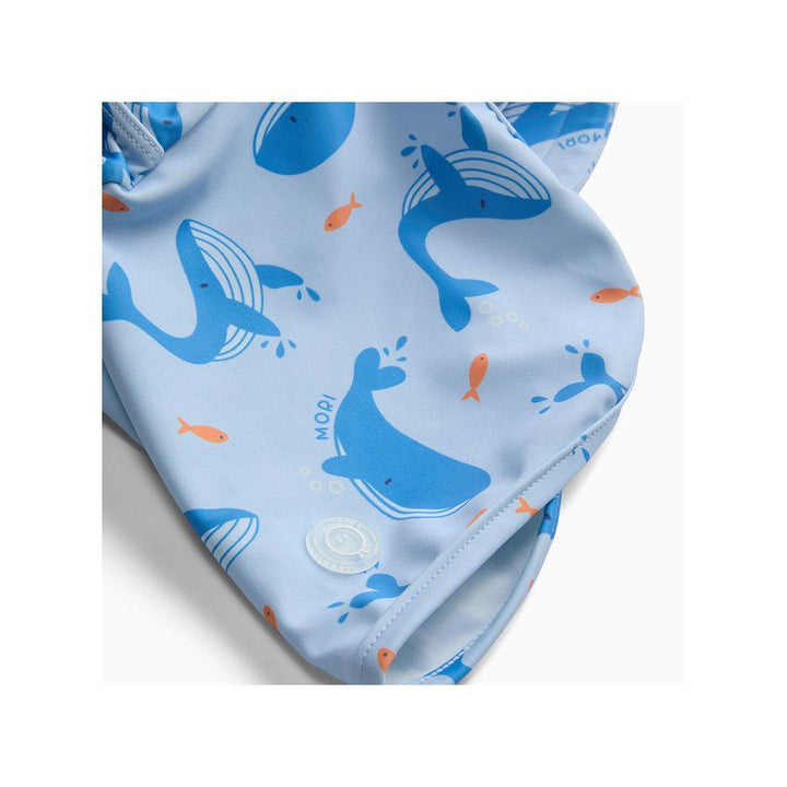 MORI Keppi Sun Hat - Blue Whale Print