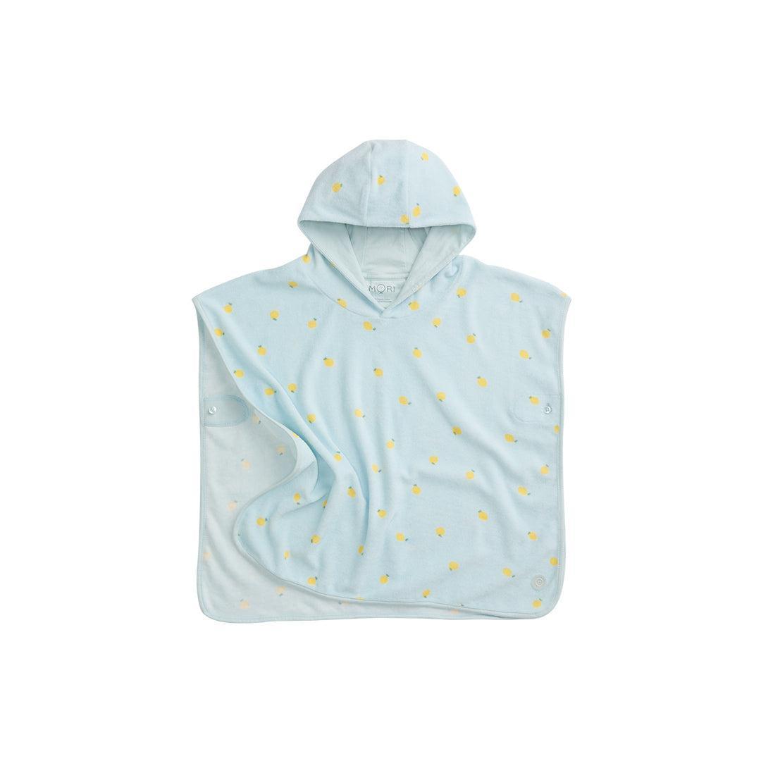 MORI Bath Poncho - Lemon & Blue-Swimsuits-Lemon & Blue-1-3y | Natural Baby Shower