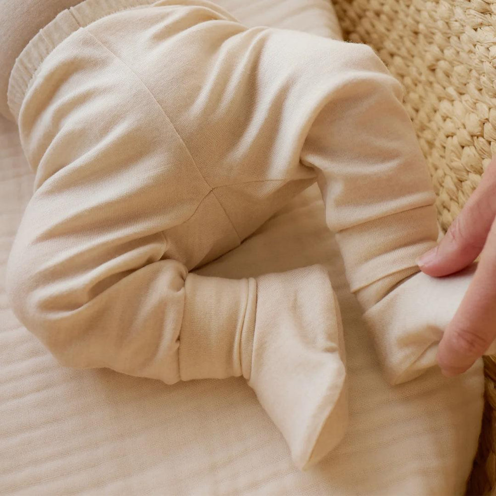 Merino Kids Booties - Natural-Booties-Natural-NB-3m | Natural Baby Shower