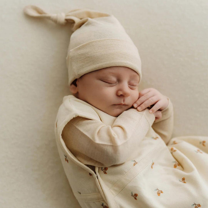 Merino Kids Go Go Sleeping Bag - All Seasons - Acorn Print-Sleeping Bags-Acorn Print-2-4y | Natural Baby Shower