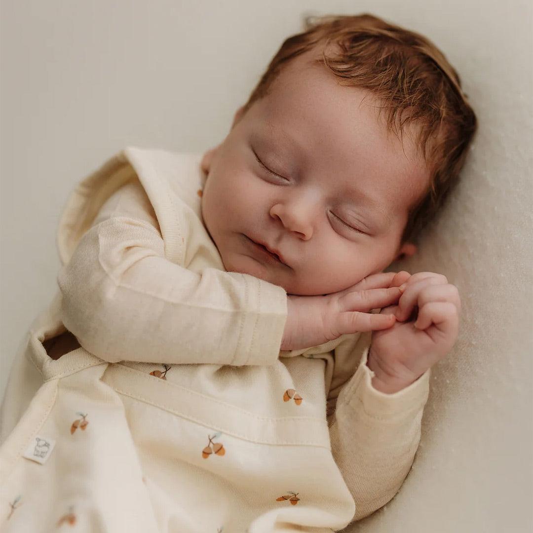 Merino Kids Go Go Sleeping Bag - All Seasons - Acorn Print-Sleeping Bags-Acorn Print-2-4y | Natural Baby Shower