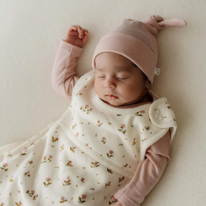 Merino Kids Go Go Sleeping Bag - All Seasons - Floral Print-Sleeping Bags-Floral Print-3-24m | Natural Baby Shower