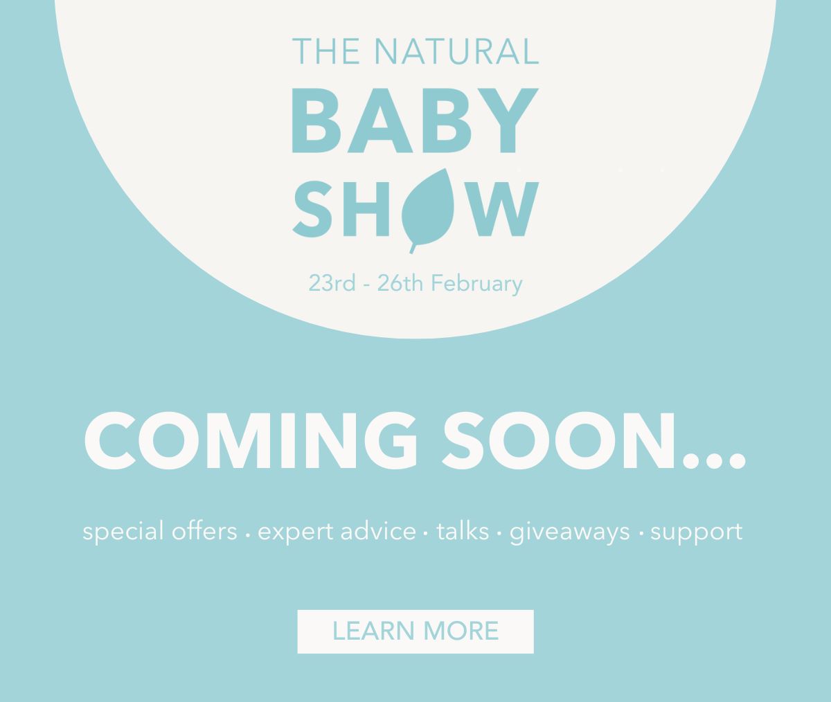 Mobile baby show banner