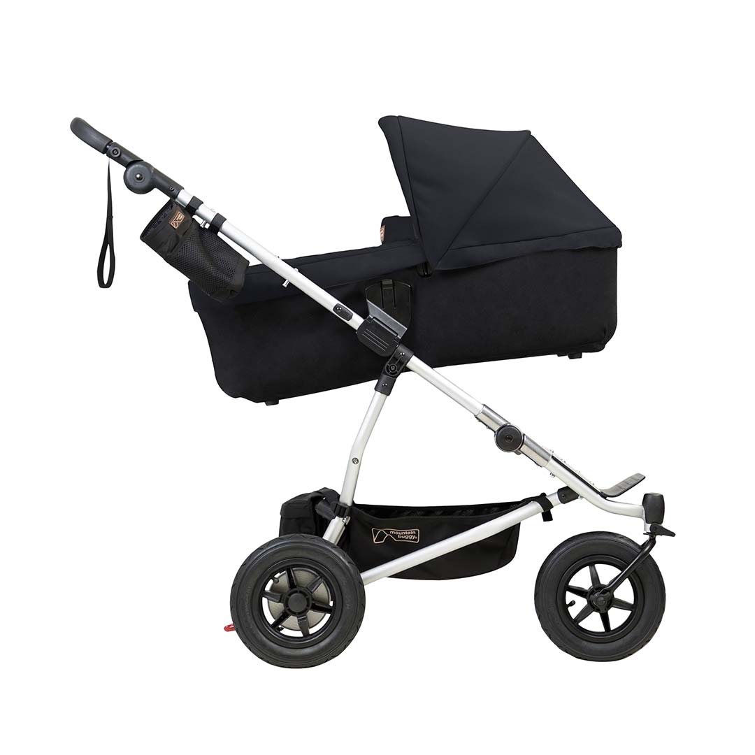 Mountain Buggy Duet Carrycot Plus - Black-Carrycots- | Natural Baby Shower