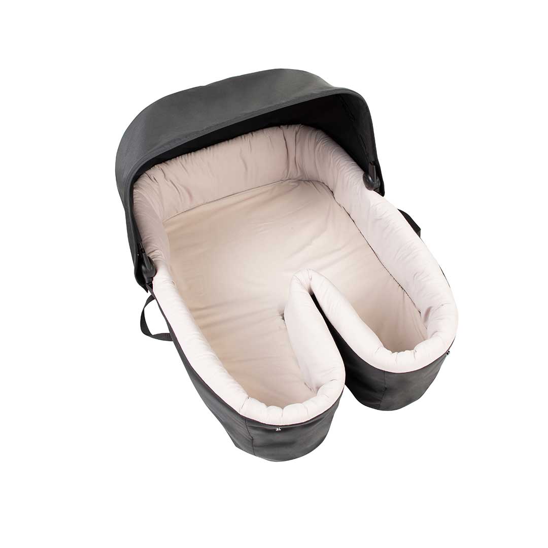 Mountain Buggy Twin Carrycot Plus - Black-Carrycots-Black- | Natural Baby Shower