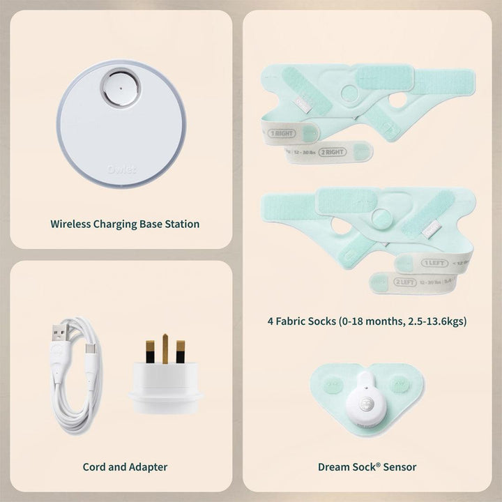 Owlet Dream Sock™ - Bedtime Blue-Baby Monitors-Bedtime Blue- | Natural Baby Shower