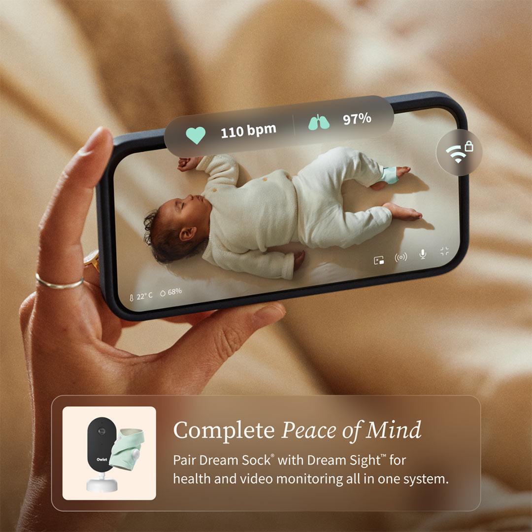 Owlet Dream Sock™ - Bedtime Blue-Baby Monitors-Bedtime Blue- | Natural Baby Shower