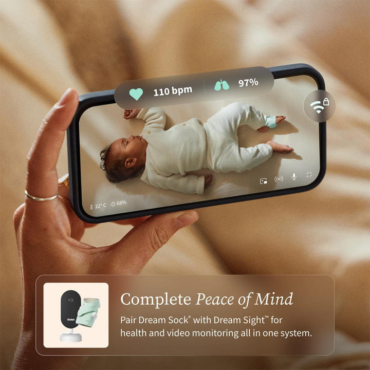 Owlet Dream Sock™ - Bedtime Blue-Baby Monitors-Bedtime Blue- | Natural Baby Shower