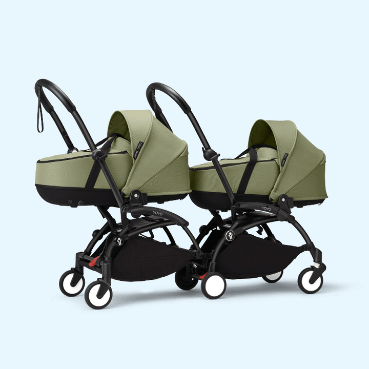 Stokke YOYO3 Newborn Pack to Toddler Bundle-Strollers-Black-Black | Natural Baby Shower