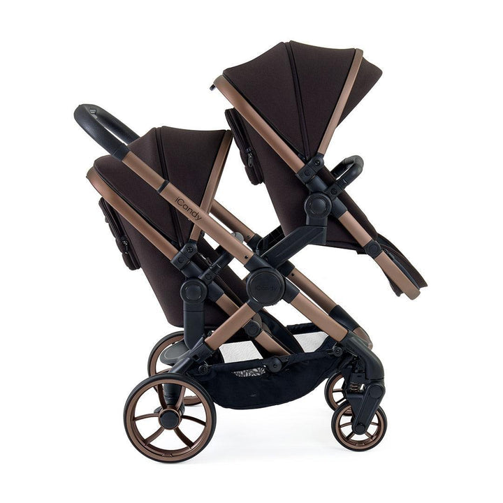 iCandy Peach 7 Twin Pushchair-Strollers-Truffle- | Natural Baby Shower