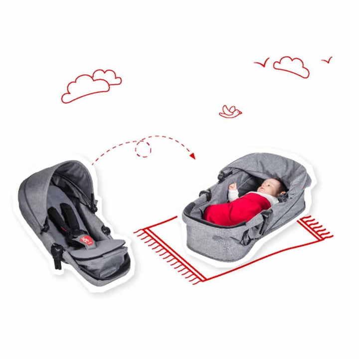 Phil & Teds Voyager Double Kit - Black-Strollers- | Natural Baby Shower