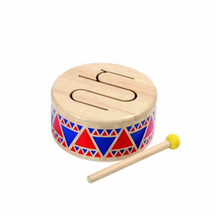 Plan Toys Solid Drum-Musical Instruments- | Natural Baby Shower