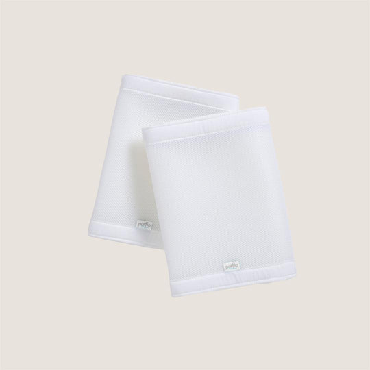 Purflo Breathable Cot Wrap - Soft White-Cot Bumpers- | Natural Baby Shower