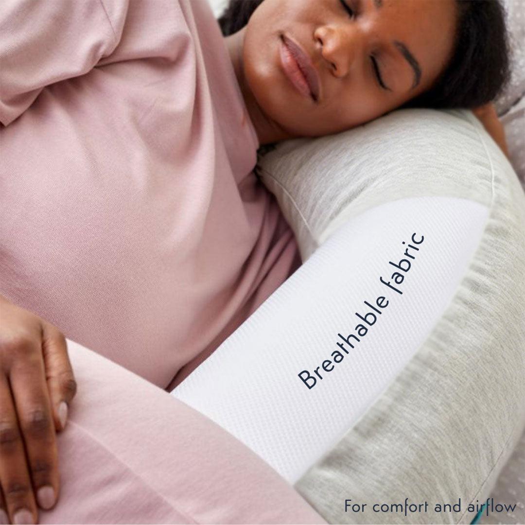 Purflo Breathe Pregnancy Pillow - Minimal Grey-Pregnancy Pillows- | Natural Baby Shower