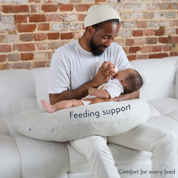 Purflo Breathe Pregnancy Pillow - Minimal Grey-Pregnancy Pillows- | Natural Baby Shower