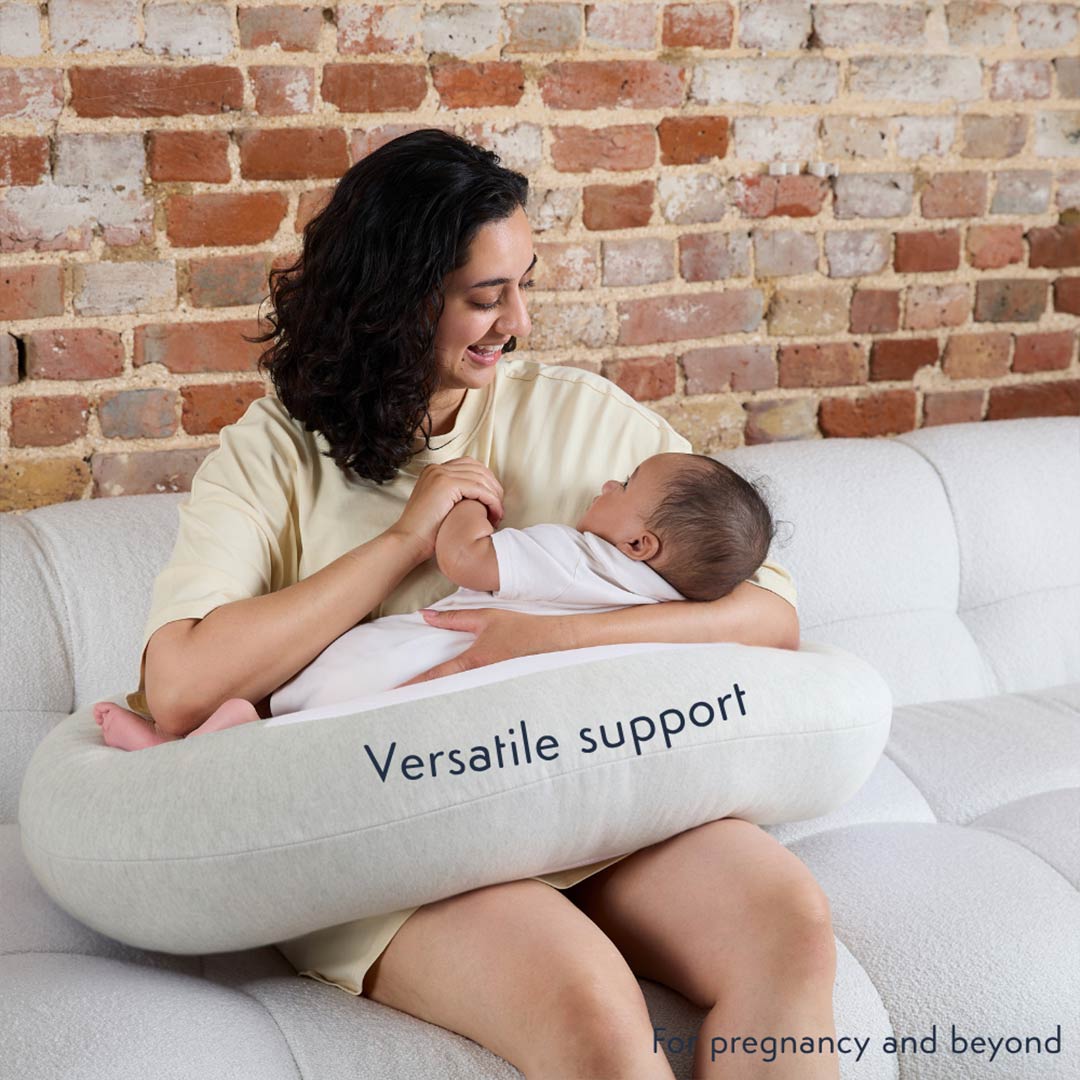 Purflo Breathe Pregnancy Pillow - Minimal Grey-Pregnancy Pillows- | Natural Baby Shower