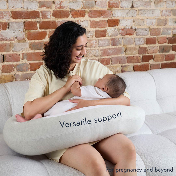 Purflo Breathe Pregnancy Pillow - Minimal Grey-Pregnancy Pillows- | Natural Baby Shower